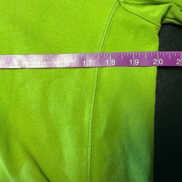 Lady Divots Green Full Zip Front Golf Jacket Size L Pima Cotton Lightweight - Picture 7 of 11